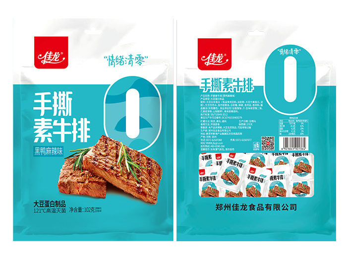 102g手撕素牛排（黑鸭麻辣味）